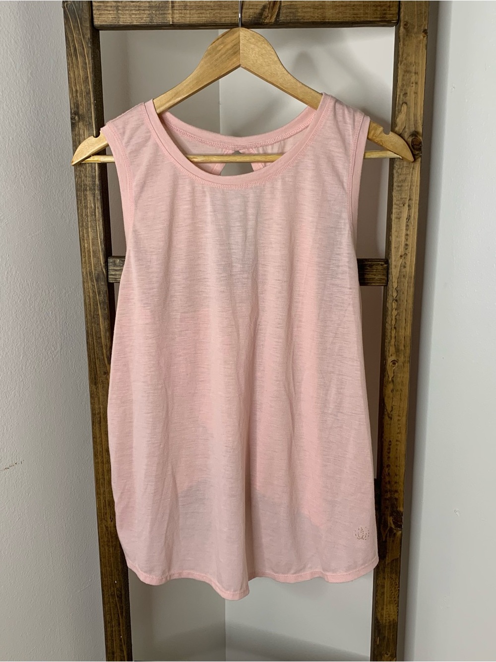 Balance Collection Women's Sleeveless Pink Tank Top Size L